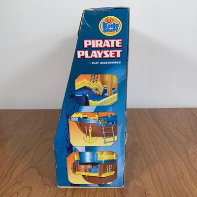 LOT 39 A: NIP Playmobil City Life School Bus, Excite Kids Stuff Pirate Playset, & Baby Dolls Playset