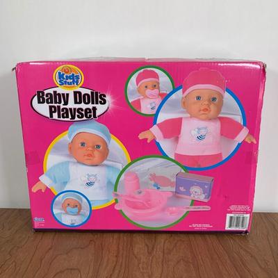 LOT 39 A: NIP Playmobil City Life School Bus, Excite Kids Stuff Pirate Playset, & Baby Dolls Playset