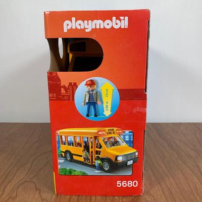 LOT 39 A: NIP Playmobil City Life School Bus, Excite Kids Stuff Pirate Playset, & Baby Dolls Playset