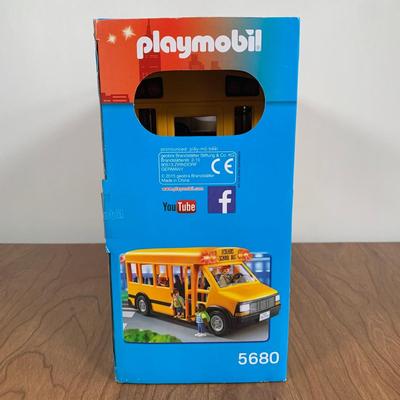 LOT 39 A: NIP Playmobil City Life School Bus, Excite Kids Stuff Pirate Playset, & Baby Dolls Playset