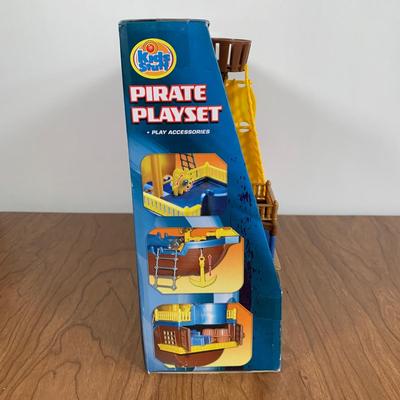 LOT 39 A: NIP Playmobil City Life School Bus, Excite Kids Stuff Pirate Playset, & Baby Dolls Playset