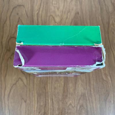 LOT 40 A: Thomas The Tank Engine Collection; Teaching Talking Clock, Happiness Express Portable Lamp, VHS's, DVD, Curtains, Flat...