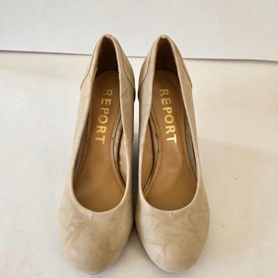 LOT 42B: New Rampage Wedges Size 7, Splash Wedges Size 7, Report Wedges Size 7, & New York Transit Wedges Size 7.5