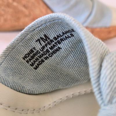 LOT 42B: New Rampage Wedges Size 7, Splash Wedges Size 7, Report Wedges Size 7, & New York Transit Wedges Size 7.5