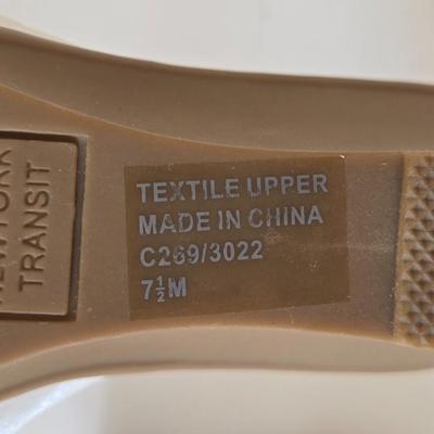 LOT 42B: New Rampage Wedges Size 7, Splash Wedges Size 7, Report Wedges Size 7, & New York Transit Wedges Size 7.5