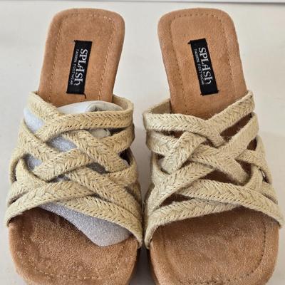 LOT 42B: New Rampage Wedges Size 7, Splash Wedges Size 7, Report Wedges Size 7, & New York Transit Wedges Size 7.5