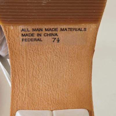 LOT 43B: l.e.i. Dress Sandals Size 7.5, X2B Sandals Size 7, & Rouge Helium Flat Sandals Size 7