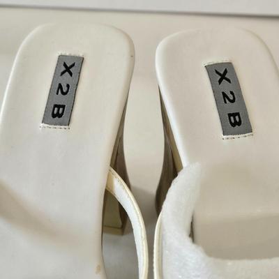 LOT 43B: l.e.i. Dress Sandals Size 7.5, X2B Sandals Size 7, & Rouge Helium Flat Sandals Size 7