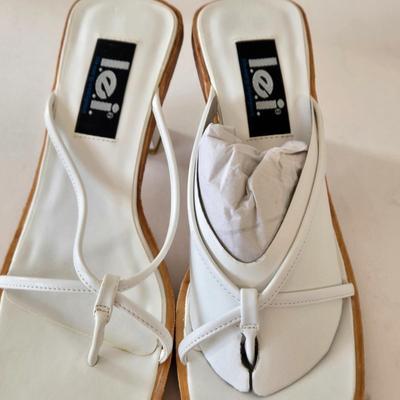 LOT 43B: l.e.i. Dress Sandals Size 7.5, X2B Sandals Size 7, & Rouge Helium Flat Sandals Size 7