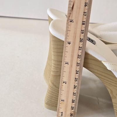 LOT 43B: l.e.i. Dress Sandals Size 7.5, X2B Sandals Size 7, & Rouge Helium Flat Sandals Size 7