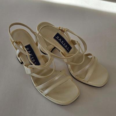 LOT 45B: Three Pair Gently Worn Bakers Dress Sandals Size 6.5