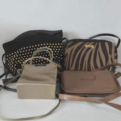 LOT 46B: Gently Used Lucci , Nine West, MHNY, & Kate Spade Handbags