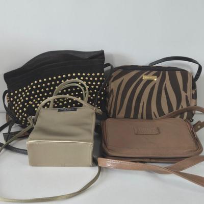 LOT 46B: Gently Used Lucci , Nine West, MHNY, & Kate Spade Handbags
