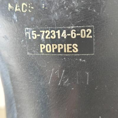 LOT 48: Gently Worn Poppies Boots Size 7.5, Easy Spirit Sandals size 7.5, Glamorous Pumps Size 7, & Prima Dress Sandals Size 7