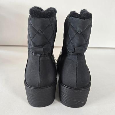 LOT 50B: Gently Worn Merona Snow Boots Size 8 & New Merona Snow Boots Size 8