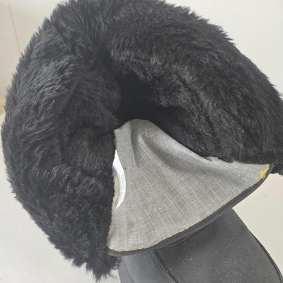 LOT 50B: Gently Worn Merona Snow Boots Size 8 & New Merona Snow Boots Size 8