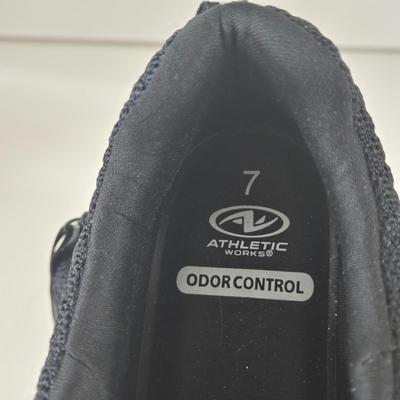 LOT 51A: New Athletic Works Shoes Size 7 & Gently Worn Nike Flex TR 6 Shoes Size 8