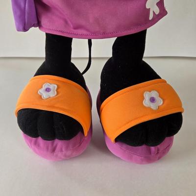 LOT 52A: Minnie Mouse x 2 Jumbo Stuffed Toys