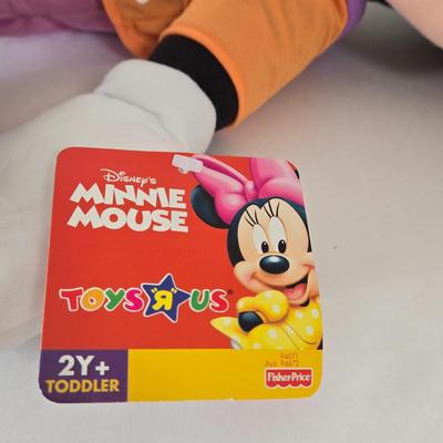 LOT 52A: Minnie Mouse x 2 Jumbo Stuffed Toys