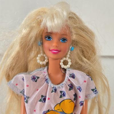 LOT 55B: Variety of Barbies, Ken, 2 Galooob Spice Girls, Britney Spears, and Elvis Dolls