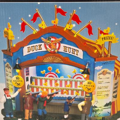 LOT 57B: New in Box Lemax Duck Hunt Carnival Booth