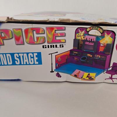 LOT 58B: Galoob Spice Girls Stage & Spice Girl Dolls