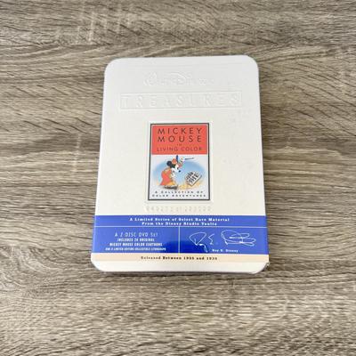 LOT 61B: NIP Walt Disney Treasures Mickey Mouse in Living Color 2-Disc DVD Set & More NIP Disney DVDs
