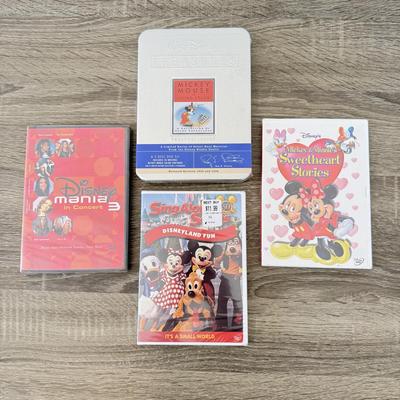 LOT 61B: NIP Walt Disney Treasures Mickey Mouse in Living Color 2-Disc DVD Set & More NIP Disney DVDs