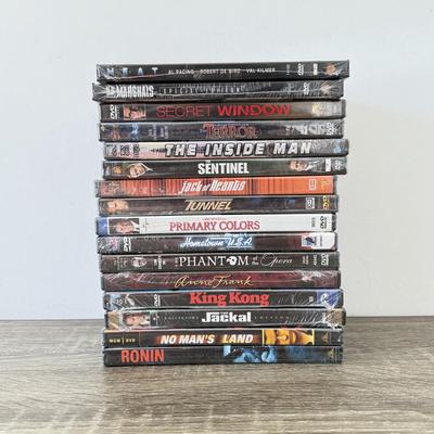 LOT 63B: NIP DVDs: The Phantom of the Opera, Heat, US Marshalls, Secret Window, King Kong, Ronin & More