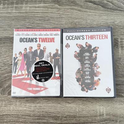 LOT 64B: NIP DVDs: 007 Die Another Day, Ocean's 11-13, Rudy, Wall Street, West Side Story, Philadelphia, Cannonball Run,...