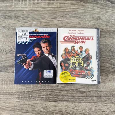 LOT 64B: NIP DVDs: 007 Die Another Day, Ocean's 11-13, Rudy, Wall Street, West Side Story, Philadelphia, Cannonball Run,...