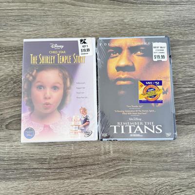 LOT 67B: NIP Disney DVDs: The Princess Diaries, Miracle, Remember the Titans, Lizzie McGuire Movie, The Shirley Temple Story & Disney...