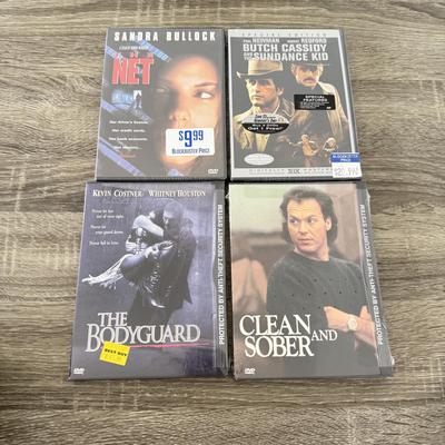 LOT 69B: NIP DVDs: West Dise Story, Phonebooth, The Bodyguard, Last Dance, Deep Blue Sea, Clean and Sober & More