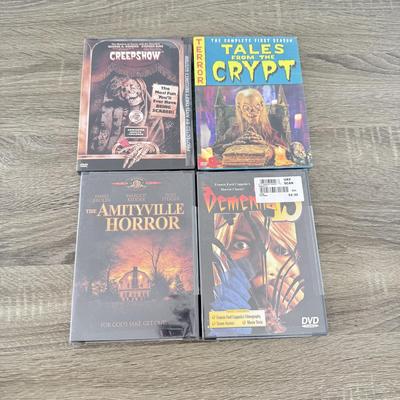 LOT 70B: NIP Horror / Thriller DVDs: Stephen King's IT, Alfred Hitchcock Collection, Little Shop of Horrors, Dracula & More