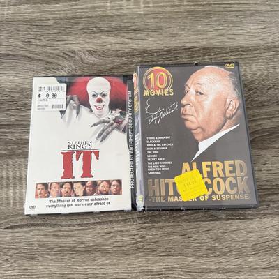 LOT 70B: NIP Horror / Thriller DVDs: Stephen King's IT, Alfred Hitchcock Collection, Little Shop of Horrors, Dracula & More