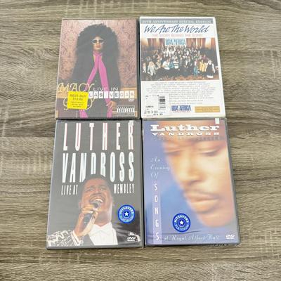 LOT 71B: NIP Music DVDs: Sonny and Cher, David Bowie, American Idol, Pink, Kelly Clarkson, Michael Jackson & More