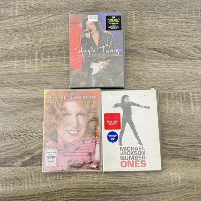 LOT 71B: NIP Music DVDs: Sonny and Cher, David Bowie, American Idol, Pink, Kelly Clarkson, Michael Jackson & More