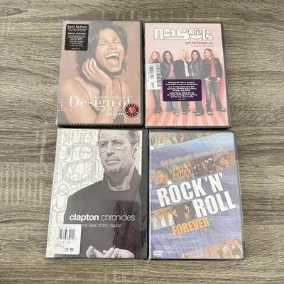 LOT 71B: NIP Music DVDs: Sonny and Cher, David Bowie, American Idol, Pink, Kelly Clarkson, Michael Jackson & More