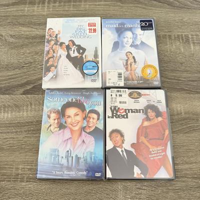 LOT 72B: NIP DVDs: Love Actually, Maid in Manhattan, Intolerable Cruelty, Two Weeks Notice, Bedazzled & More