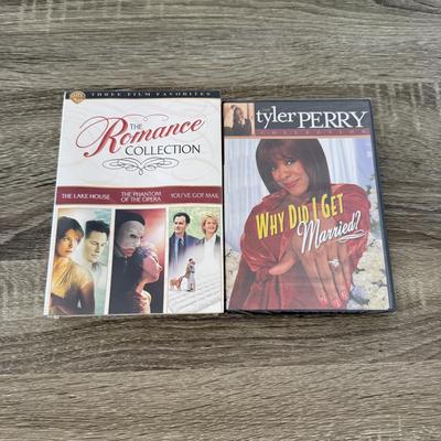 LOT 72B: NIP DVDs: Love Actually, Maid in Manhattan, Intolerable Cruelty, Two Weeks Notice, Bedazzled & More