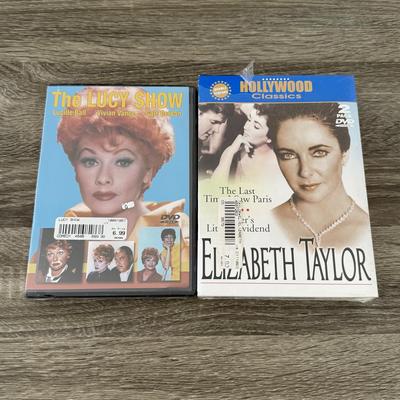 LOT 73B: NIP DVDs: I Love Lucy, Elizabeth Taylor, Golden Girls & Singin' in the Rain