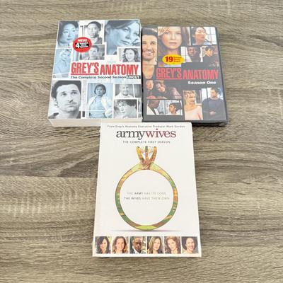 LOT 75B: NIP TV Show DVD Box Sets: Boy Meets World, 7th Heaven, Fame, Beverly Hills 90210, Grey's Anatomy, Army Wives &...