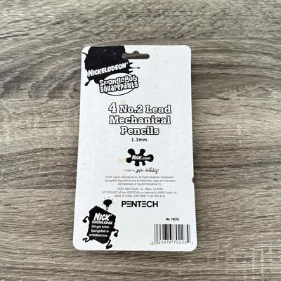 LOT 77B: Spongebob Squarepants Collection: DVDs, VHS Tapes, Zyrofoam NIP, Pencils, 35mm Disposable Camera