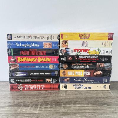 LOT 78B: NIP VHS Tapes: Wild Wild West, Terminator 2, Analyze This, Runaway Ralph, Money Talks, No Laughing Matter & More