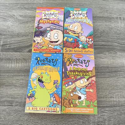 LOT 80B: Nickelodeon VHS Tapes & DVDs: Hey Arnold! Movie, Rugrats, Snick & Doug