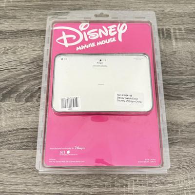 LOT 81A: Disney Mickey Mouse Comic Strip Print Bag & Disney Minnie Mouse Fun Character Watch and Clock Set