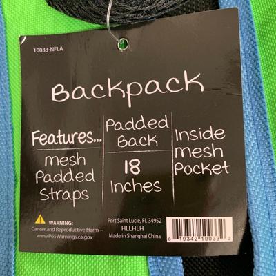 LOT 82 A: NWT 2 Eaglesport NFL ALUMNI Backpacks & Summit Ridge Backpack w/ NIP School Supplies