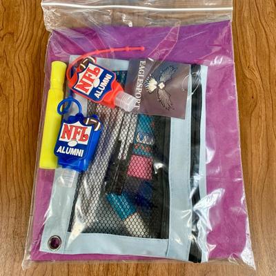 LOT 82 A: NWT 2 Eaglesport NFL ALUMNI Backpacks & Summit Ridge Backpack w/ NIP School Supplies