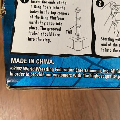 LOT 83 A: Jakks Pacific WWF Collection; Slammers Action Ring, NIP Final Count Series 1 Twist Of Fate, & More