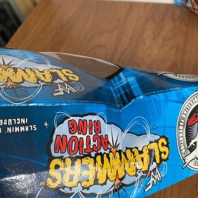 LOT 83 A: Jakks Pacific WWF Collection; Slammers Action Ring, NIP Final Count Series 1 Twist Of Fate, & More